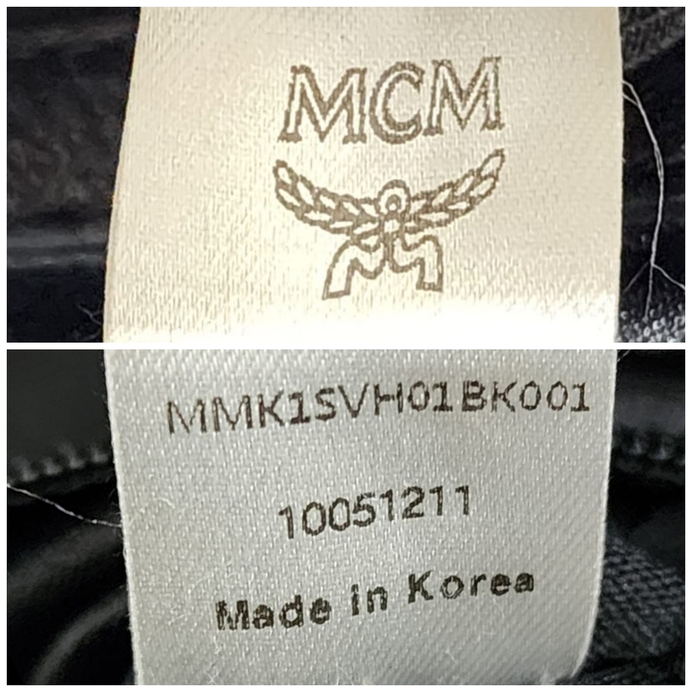 MCM Honshu Tantris Studded Backpack Black - Picture 5 of 16
